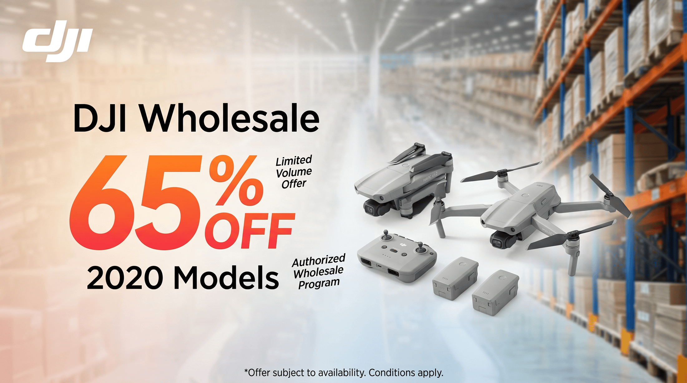 DJI 2020 Models 65% Off