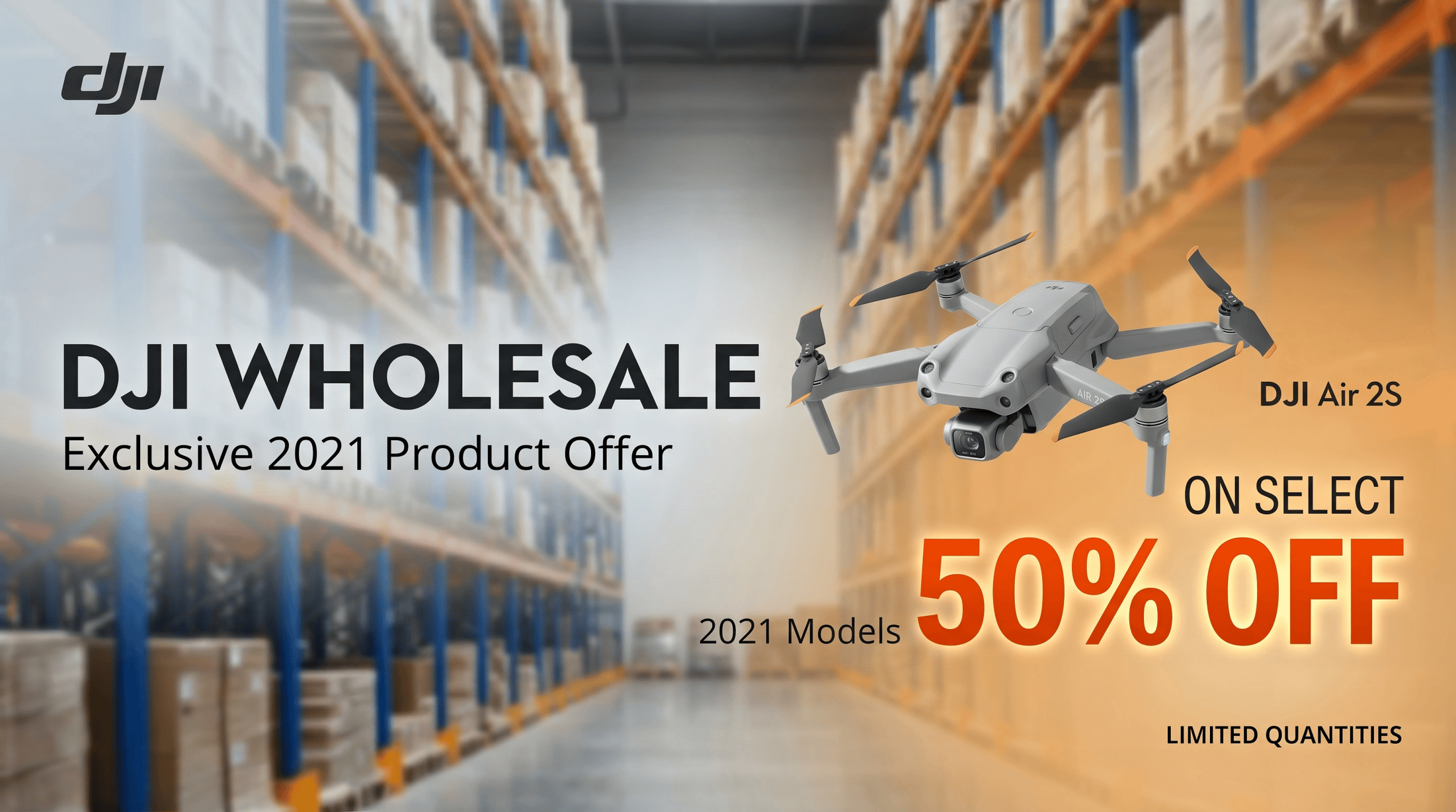 DJI 2021 Inventory 50% Off