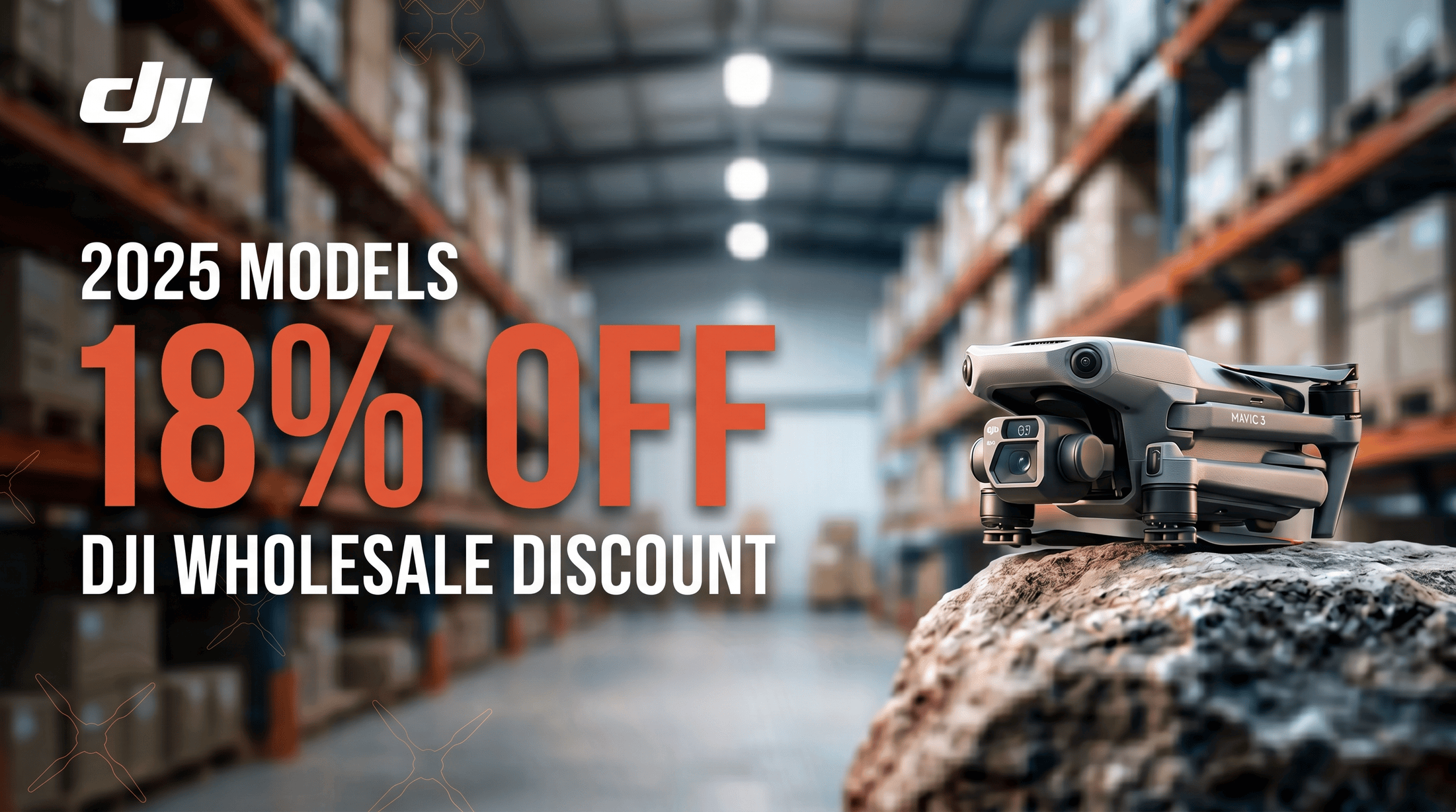 DJI 2025 Wholesale 18% Off Poster